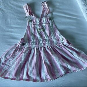 OshKosh B'gosh Pink and White Striped Kids Dress